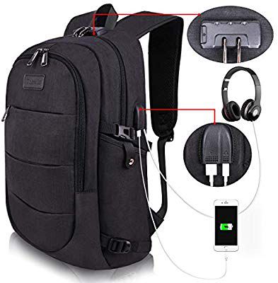 人気新作登場 Travel Laptop Backpack, Water Resistant College School Computer ...